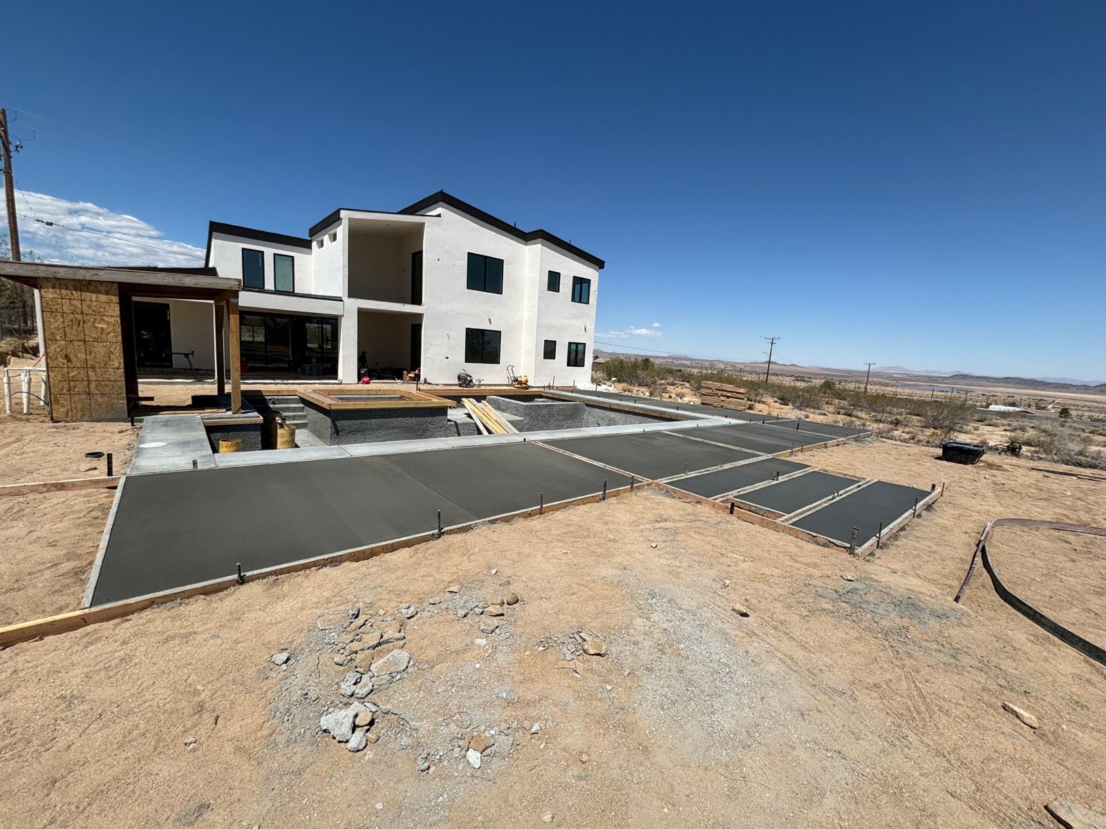 Pool deck and patio concrete by Dig Deep Concrete